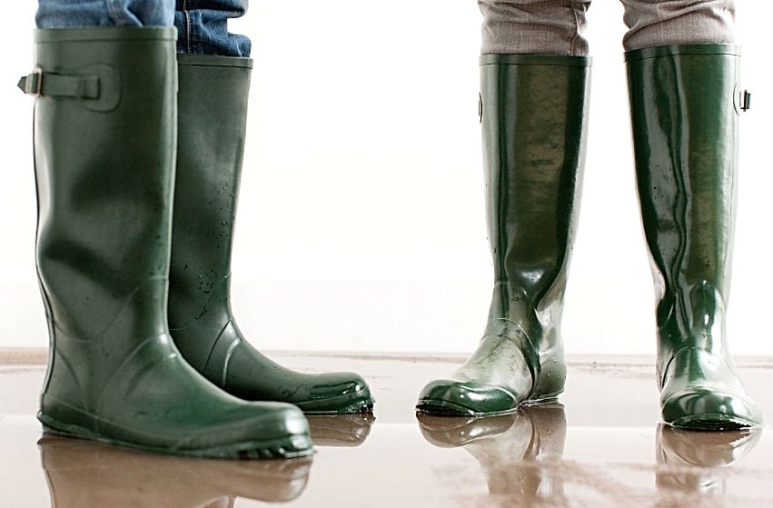 su baskını sonrası temizlik